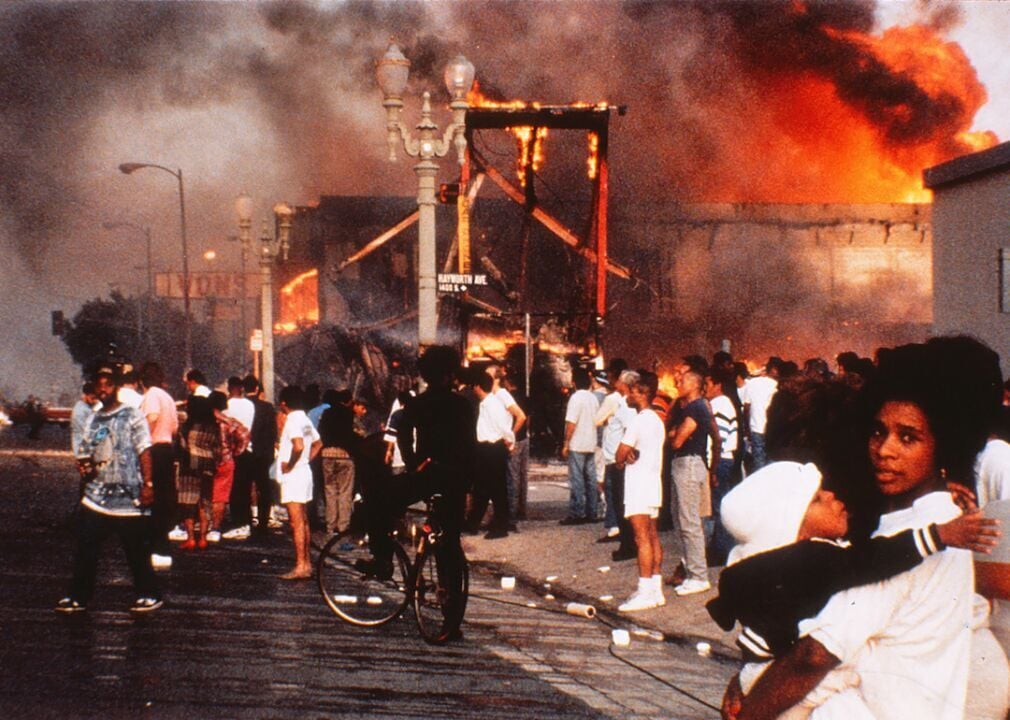 1992: Rodney King beating ignites the L.A. Riots